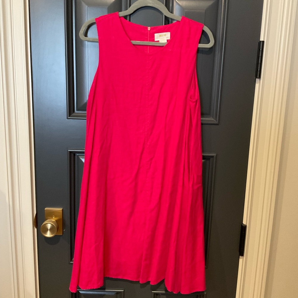 Maeve by Anthropologie pink swing dress
